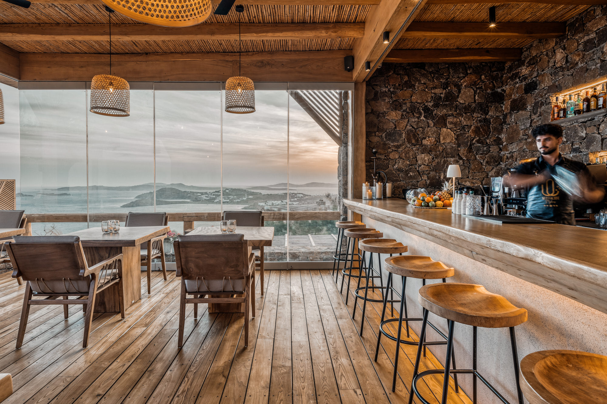 alissachni mykonos bar restaurant, Restaurant &#038; Bar